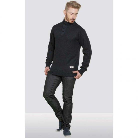 D555 Zane Sweater Navy - Puloveri & dukserice - Muške Puloveri & dukserice veliki brojevi