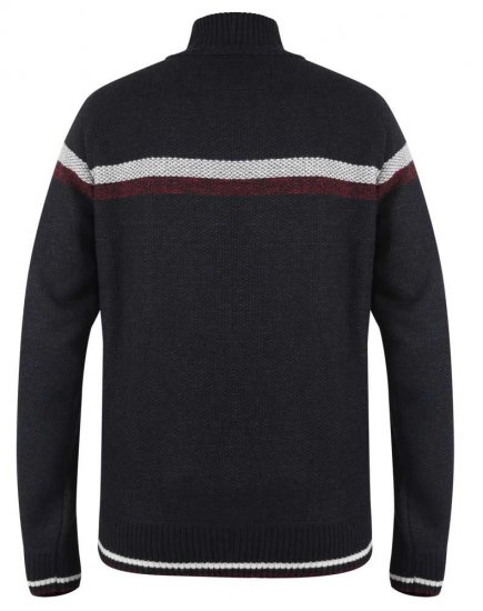 D555 Dennington Navy Jumper With Bonded Fleece Lining And Pocket - Puloveri & dukserice - Muške Puloveri & dukserice veliki brojevi