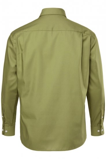 JP1880 Shirt Business Long Sleeve Green - Košulje - Muške Košulje Veliki Brojevi