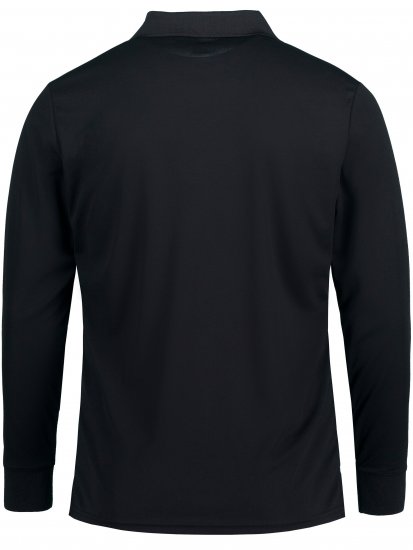 JP1880 Jay-Pi QuickDry Long Sleeve Golf Polo Shirt Black - Sportska & za van odjeća - Muške Sportska Odjeća Veliki Brojevi