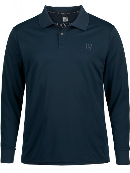 JP1880 Jay-Pi QuickDry Long Sleeve Golf Polo Shirt Navy Blue - Sportska & za van odjeća - Muške Sportska Odjeća Veliki Brojevi