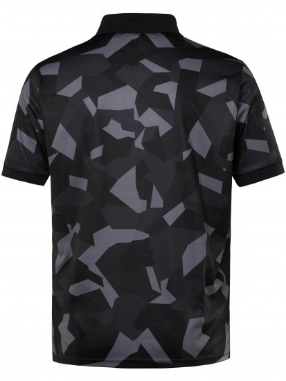 Jay-Pi QuickDry Golf Polo Shirt Camouflage Black - Sportska & za van odjeća - Muške Sportska Odjeća Veliki Brojevi