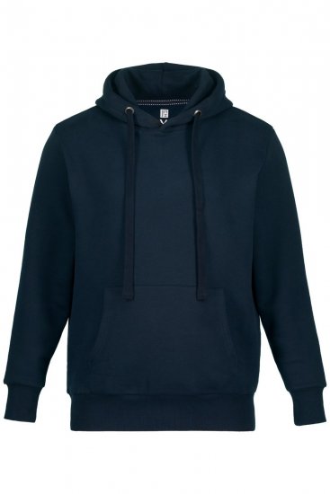 JAY-PI Hoodie with Soft Brushed Interior Navy - Puloveri & dukserice - Muške Puloveri & dukserice veliki brojevi