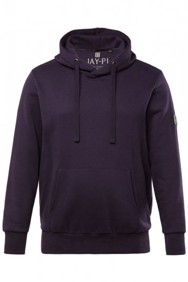 JAY-PI Hoodie with Soft Brushed Interior Purple - Puloveri & dukserice - Muške Puloveri & dukserice veliki brojevi