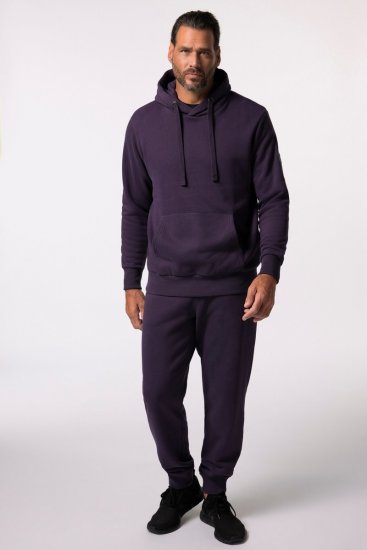 JAY-PI Hoodie with Soft Brushed Interior Purple - Puloveri & dukserice - Muške Puloveri & dukserice veliki brojevi