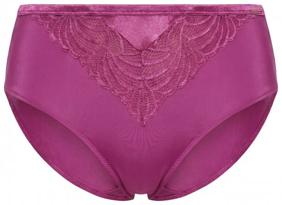 Ulla Popken 811602 Gaćice s čipkom Tamnoljubičasta - Gaćice - 