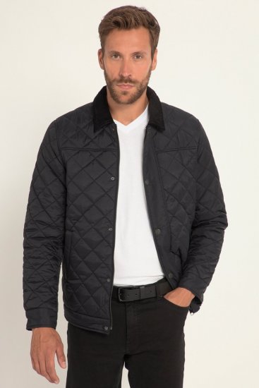 JP1880 Jacket Quilted Black - Jakne - Muške Jakne Veliki Brojevi