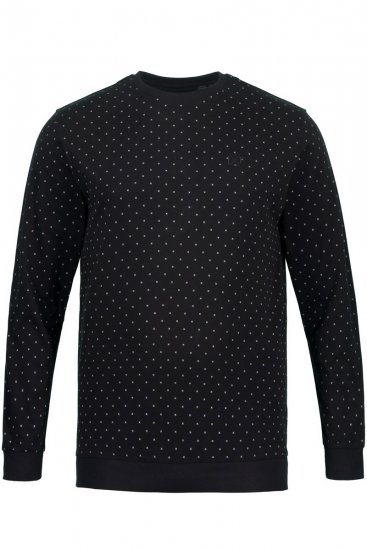 JP1880 Two-piece Pyjamas Long Sleeve and Long Trousers Black - Donje rublje & kupaće hlače - muške donje rublje veliki brojevi