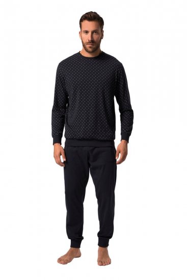 JP1880 Pyjamas Two-piece Long Sleeve and Long Trousers Navy - Donje rublje & kupaće hlače - muške donje rublje veliki brojevi