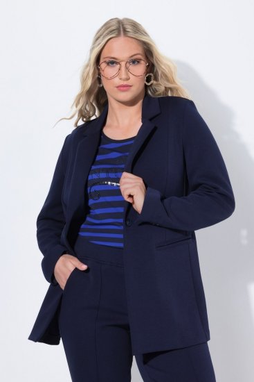 Ulla Popken 812754 Sako od džersija punto di Roma Tamnoplava - Sakoi - Sakoi u velikim veličinama za žene