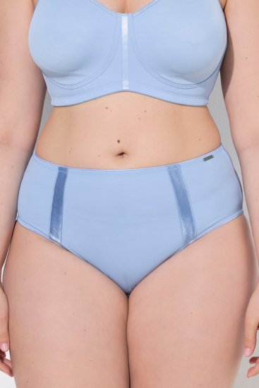 Ulla Popken 815268 Prugaste gaćice Svijetloplava - Gaćice - 