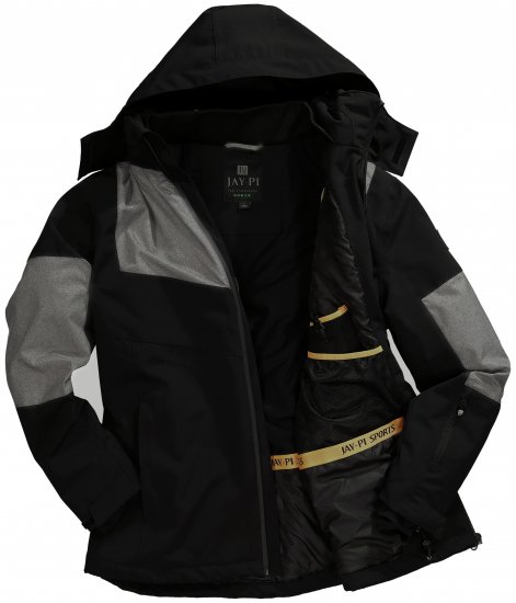 Jay-Pi Ski Jacket Functional Waterproof Windproof Black - Skijaška odjeća - 