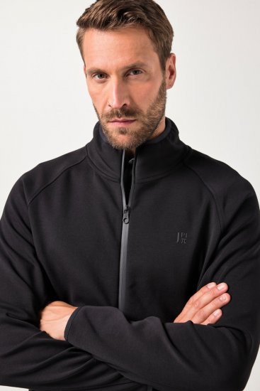 JAY-PI FLEXNAMIC® Golf Sweat Jacket with Zipper Black - Sportska & za van odjeća - Muške Sportska Odjeća Veliki Brojevi