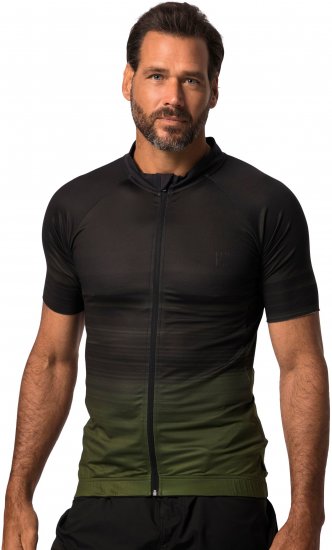 JP1880 Jay-Pi Flexnamic QuickDry Cycling Jersey Black - Sportska & za van odjeća - Muške Sportska Odjeća Veliki Brojevi