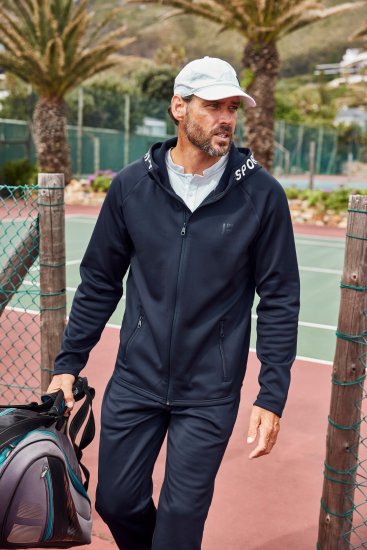 JP1880 Jay-Pi Flexnamic Tennis Training Softshell Jacket Dark Marine - Sportska & za van odjeća - Muške Sportska Odjeća Veliki Brojevi
