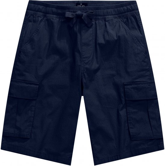 JP1880 Jay-Pi Flexnamic Bermuda Cargo Shorts Navy Blue - Sportska & za van odjeća - Muške Sportska Odjeća Veliki Brojevi