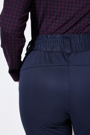 Ulla Popken 824297 Softshell hlače s gamašama za snijeg Tamnoplava - Skijaška odjeća - 