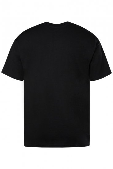 STHUGE 824720 Majica oversize Crna - Majice Kratkih Rukava - Muške Majice Kratkih Rukava Veliki Brojevi 
