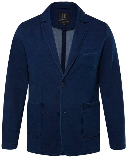 JP1880 826175 Sweat sako u vintage stilu Tamnoplava - Odijela - Muška Odijela Veliki Brojevi