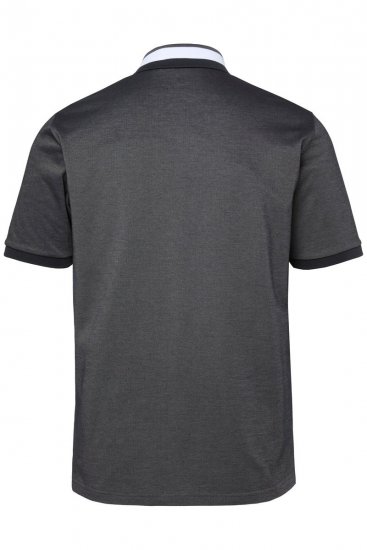 JAY-PI Quickdry Two-Tone Golf Poloshirt Black - Polo majice - Muške Polo Majice Veliki Brojevi