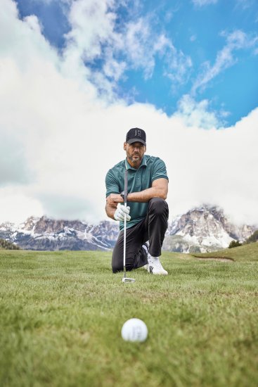 JP1880 Jay-Pi QuickDry Golf Polo Shirt Midnight Green - Polo majice - Muške Polo Majice Veliki Brojevi