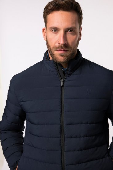 JP1880 Jacket Quilted Stand-up Collar Navy - Jakne - Muške Jakne Veliki Brojevi