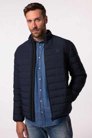 JP1880 Jacket Quilted Stand-up Collar Navy - Jakne - Muške Jakne Veliki Brojevi