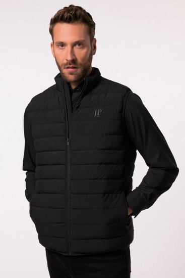 JP1880 Quilted Gilet Stand-Up Collar Black - Jakne - Muške Jakne Veliki Brojevi