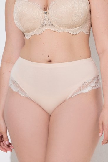 Ulla Popken 830094 Gaćice s čipkom 2 kom Bež - Gaćice - 