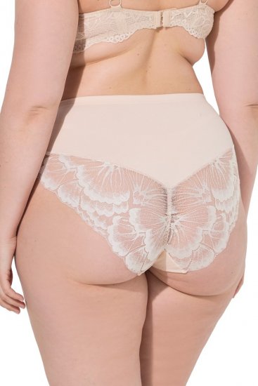 Ulla Popken 830094 Gaćice s čipkom 2 kom Bež - Gaćice - 