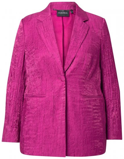 Ulla Popken 830767 Sako s izgužvanim efektom Magenta - Sakoi - Sakoi u velikim veličinama za žene