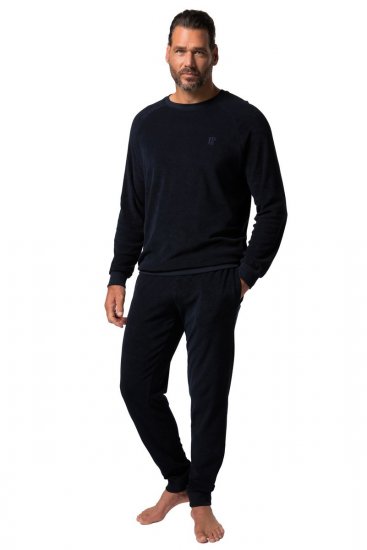 JP1880 Pyjamas Two-piece Belly Fit Dark Navy - Donje rublje & kupaće hlače - muške donje rublje veliki brojevi