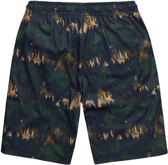 JP1880 Jay-Pi Bermuda QuickDry Mesh Fitness Shorts Khaki - Sportska & za van odjeća - Muške Sportska Odjeća Veliki Brojevi