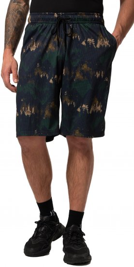 JP1880 Jay-Pi Bermuda QuickDry Mesh Fitness Shorts Khaki - Sportska & za van odjeća - Muške Sportska Odjeća Veliki Brojevi