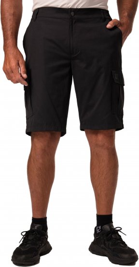 JP1880 Jay-Pi Bermuda QuickDry Cargo Shorts Black - Sportska & za van odjeća - Muške Sportska Odjeća Veliki Brojevi