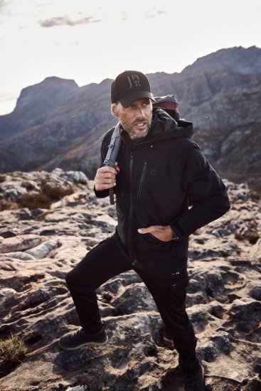 JP1880 Jay-Pi Functional Jacket Black - Sportska & za van odjeća - Muške Sportska Odjeća Veliki Brojevi