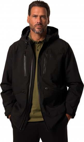 JP1880 Jay-Pi Functional Jacket Black - Sportska & za van odjeća - Muške Sportska Odjeća Veliki Brojevi