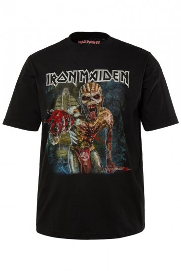 JP1880 Iron Maiden Eddie Attack Band T-Shirt Black - Majice Kratkih Rukava - Muške Majice Kratkih Rukava Veliki Brojevi 