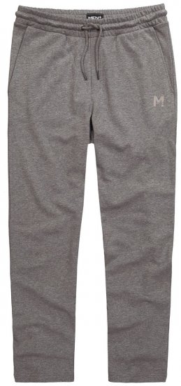 Men+ 852 Sportske hlače Siva melange - Sportske hlače & kratke - Muške Trenirke Veliki Brojevi