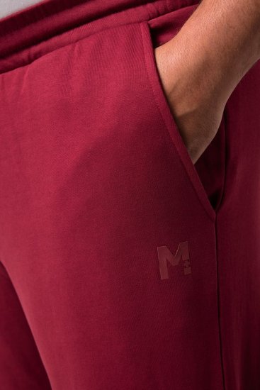 Men+ 852 Sportske hlače Vinsko crvena - Sportske hlače & kratke - Muške Trenirke Veliki Brojevi