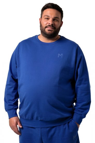Men+ 865 Dukserica Kobaltno plava - Puloveri & dukserice - Muške Puloveri & dukserice veliki brojevi