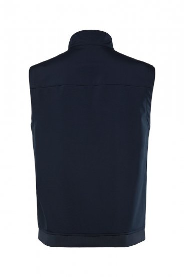 Men+ 414 Softshell prsluk s uspravnim ovratnikom Tamnoplavi - Jakne - Muške Jakne Veliki Brojevi