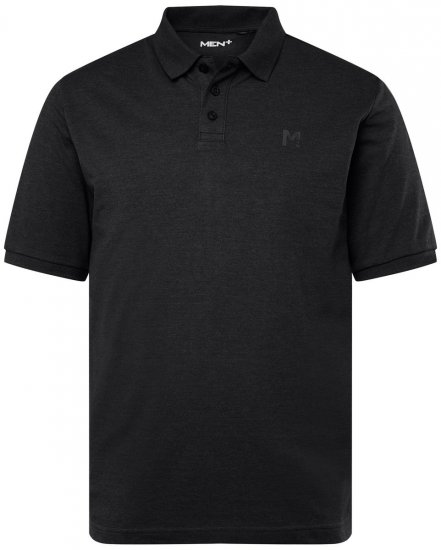Men+ 256 Polo majica Crna - Polo majice - Muške Polo Majice Veliki Brojevi