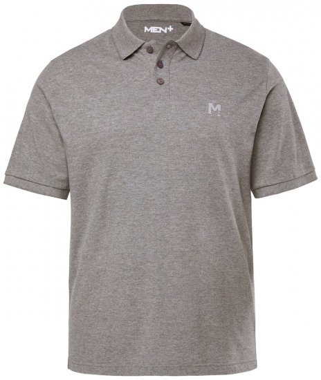 Men+ 256 Polo majica Siva - Polo majice - Muške Polo Majice Veliki Brojevi