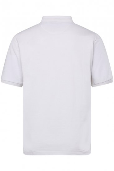 Men+ 256 Polo majica Bijela - Polo majice - Muške Polo Majice Veliki Brojevi