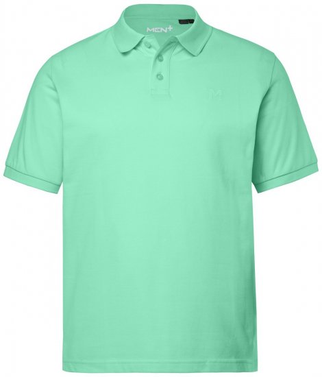 Men+ 256 Polo majica Plavozelena - Polo majice - Muške Polo Majice Veliki Brojevi
