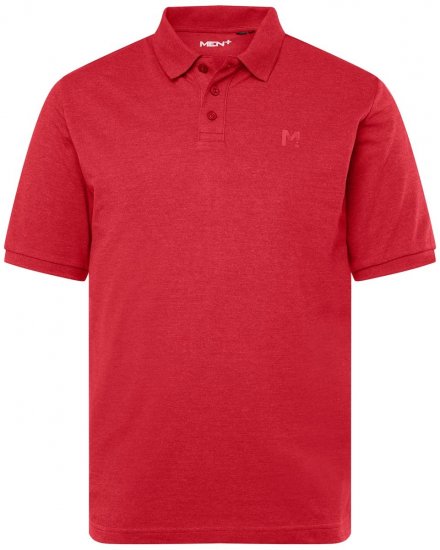 Men+ 256 Polo majica Crvena - Polo majice - Muške Polo Majice Veliki Brojevi
