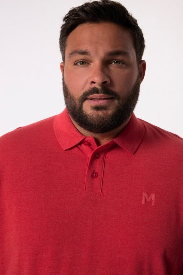 Men+ 256 Polo majica Crvena - Polo majice - Muške Polo Majice Veliki Brojevi