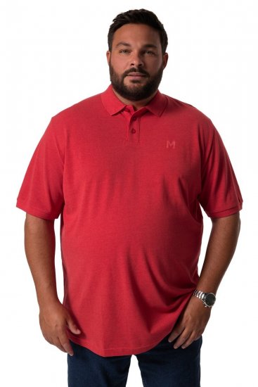Men+ 256 Polo majica Crvena - Polo majice - Muške Polo Majice Veliki Brojevi
