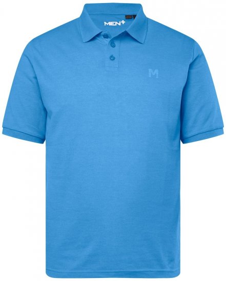 Men+ 256 Polo majica Nebesko plava - Polo majice - Muške Polo Majice Veliki Brojevi